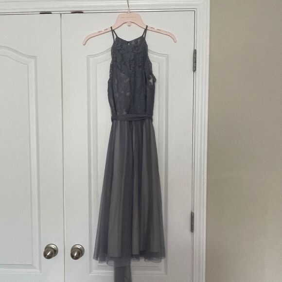 Elegant BHLDN Lace Tulle Dress Size 4 - Picture 2 of 5